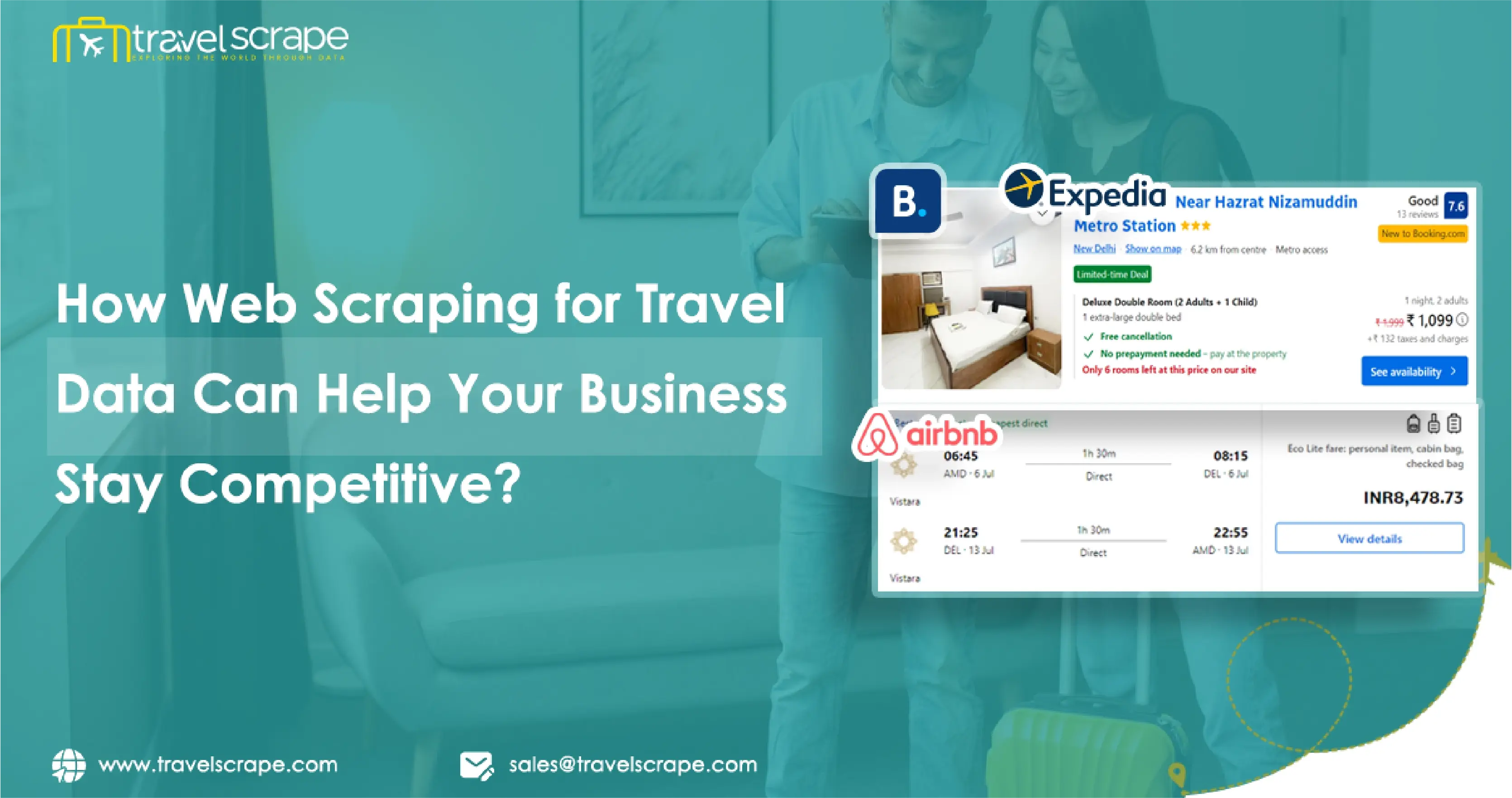 How Web Scraping for Travel Data Can Help Your Business Stay Competitive